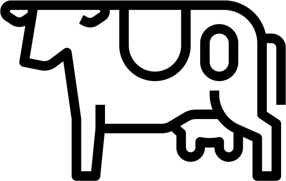 Bloated cow icon